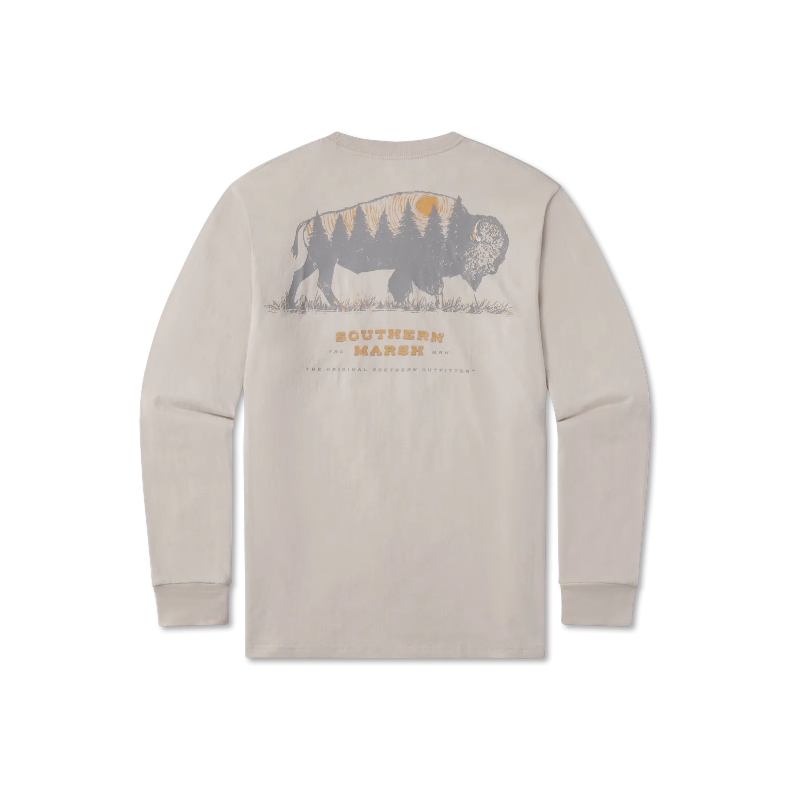 Southern Marsh 21 Starry Silhouette Tee - Buffalo - Long Sleeve