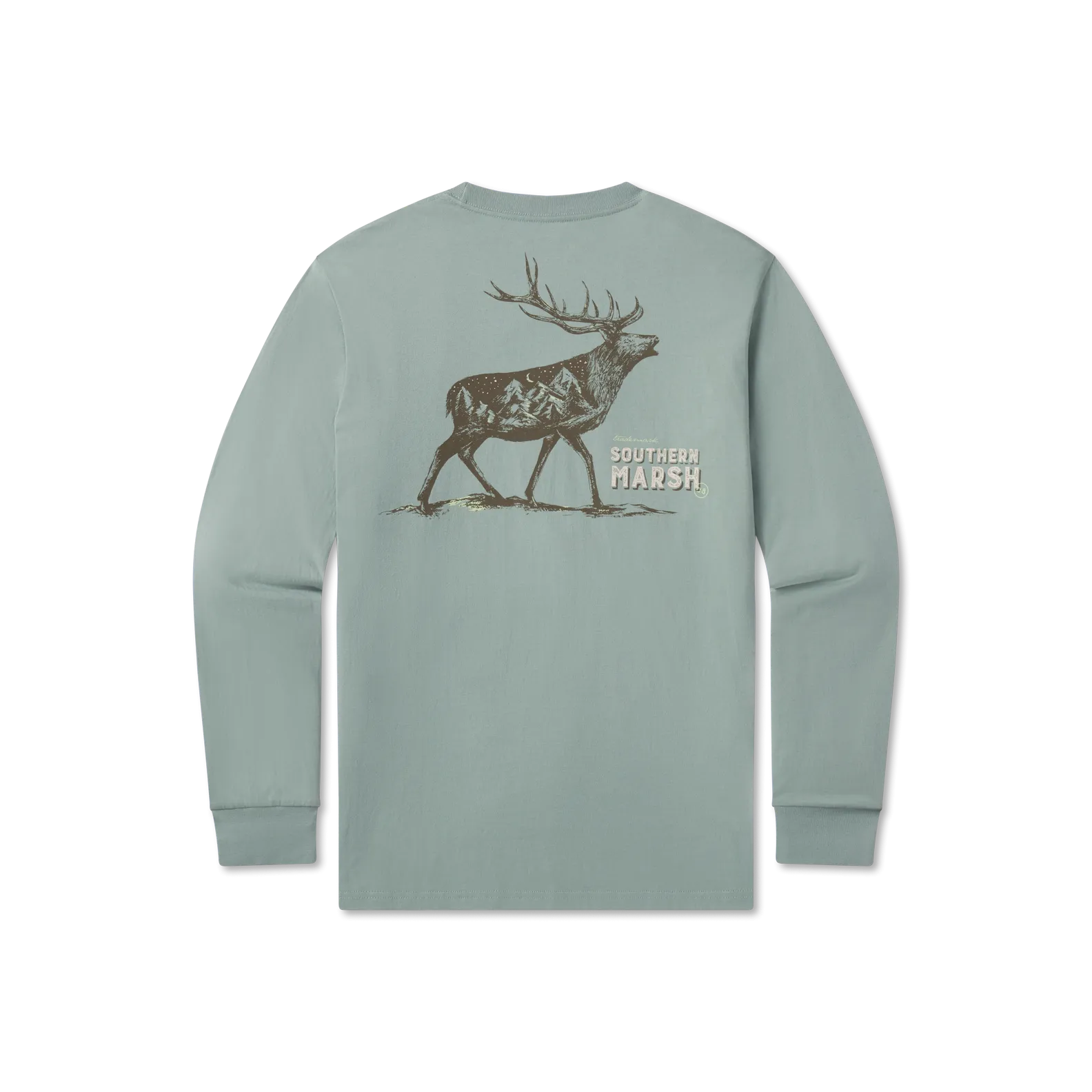 Southern Marsh 21 Starry Silhouette Tee - Elk - Long Sleeve