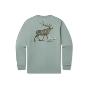 Southern Marsh 21 Starry Silhouette Tee - Elk - Long Sleeve