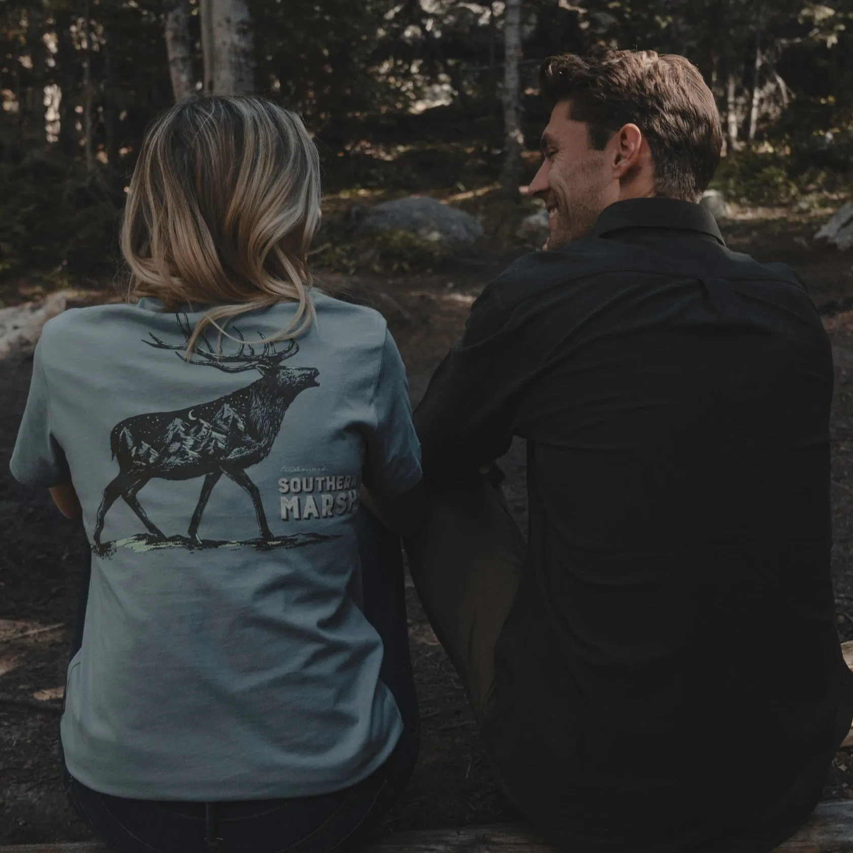 Southern Marsh 21 Starry Silhouette Tee - Elk