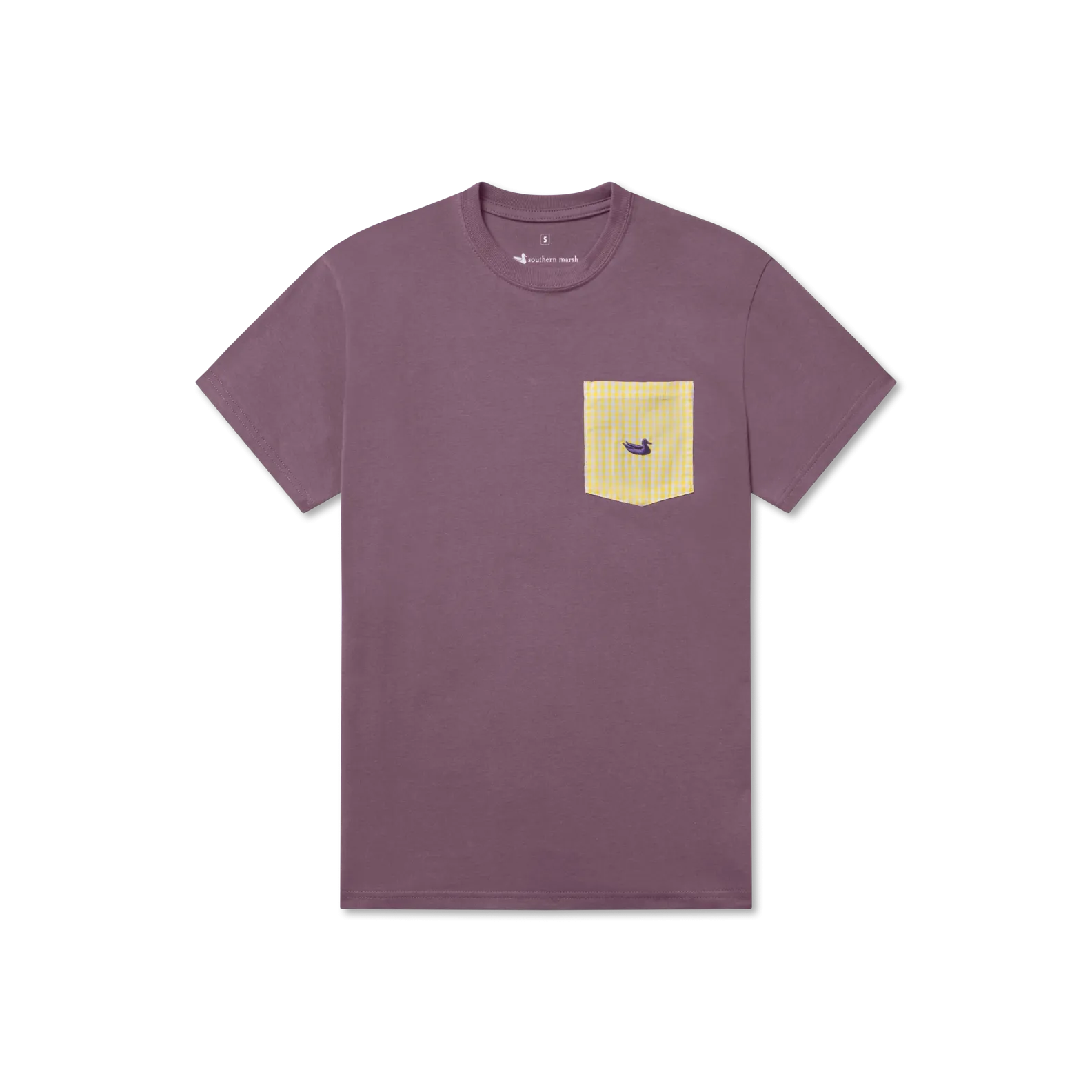Southern Marsh 21 Stewart Pocket Tee - Gingham