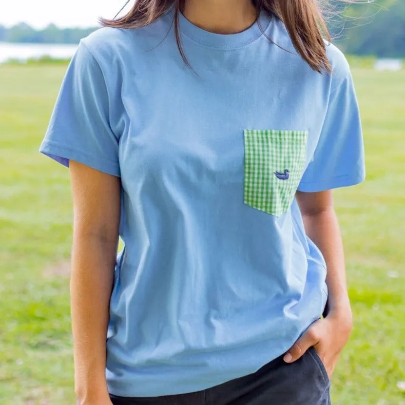 Southern Marsh 21 Stewart Pocket Tee - Gingham