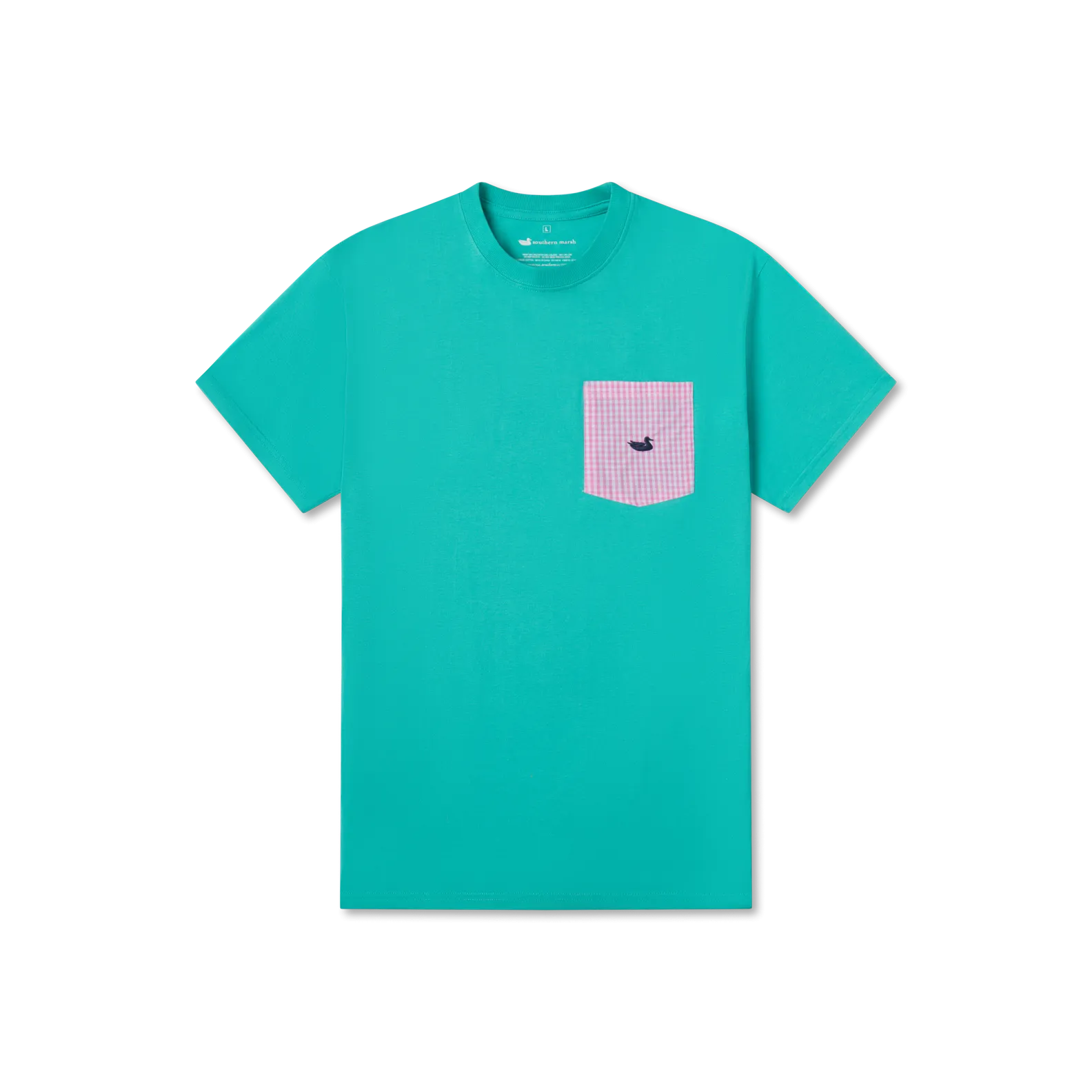 Southern Marsh 21 Stewart Pocket Tee - Gingham
