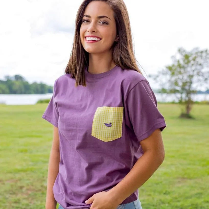 Southern Marsh 21 Stewart Pocket Tee - Gingham