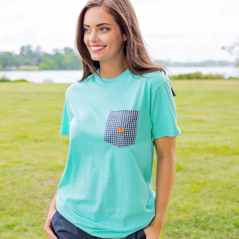 Southern Marsh 21 Stewart Pocket Tee - Gingham