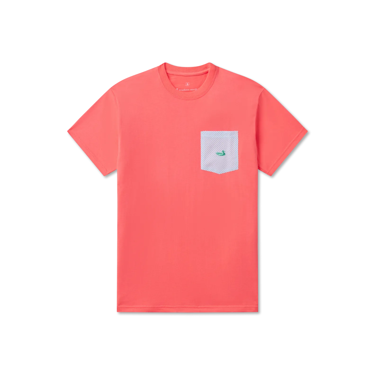 Southern Marsh 21 Stewart Pocket Tee - Seersucker