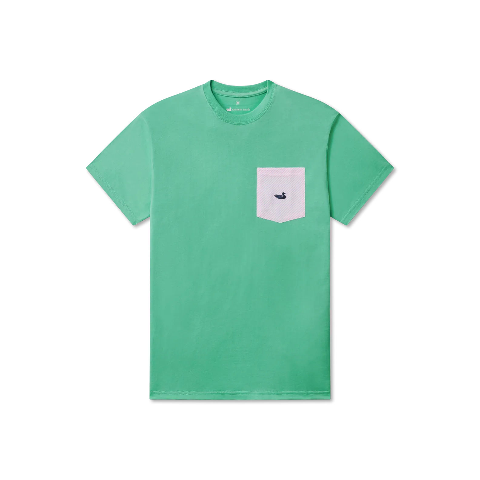 Southern Marsh 21 Stewart Pocket Tee - Seersucker