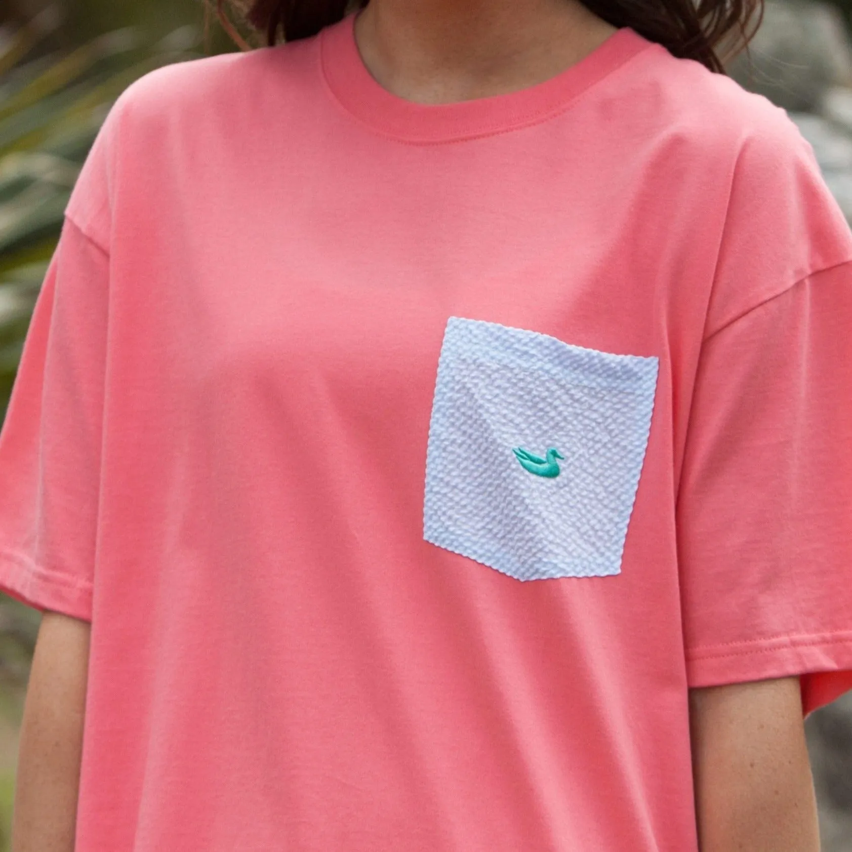 Southern Marsh 21 Stewart Pocket Tee - Seersucker