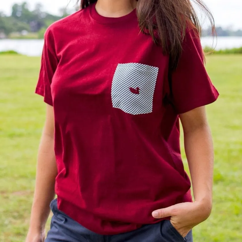 Southern Marsh 21 Stewart Pocket Tee - Seersucker