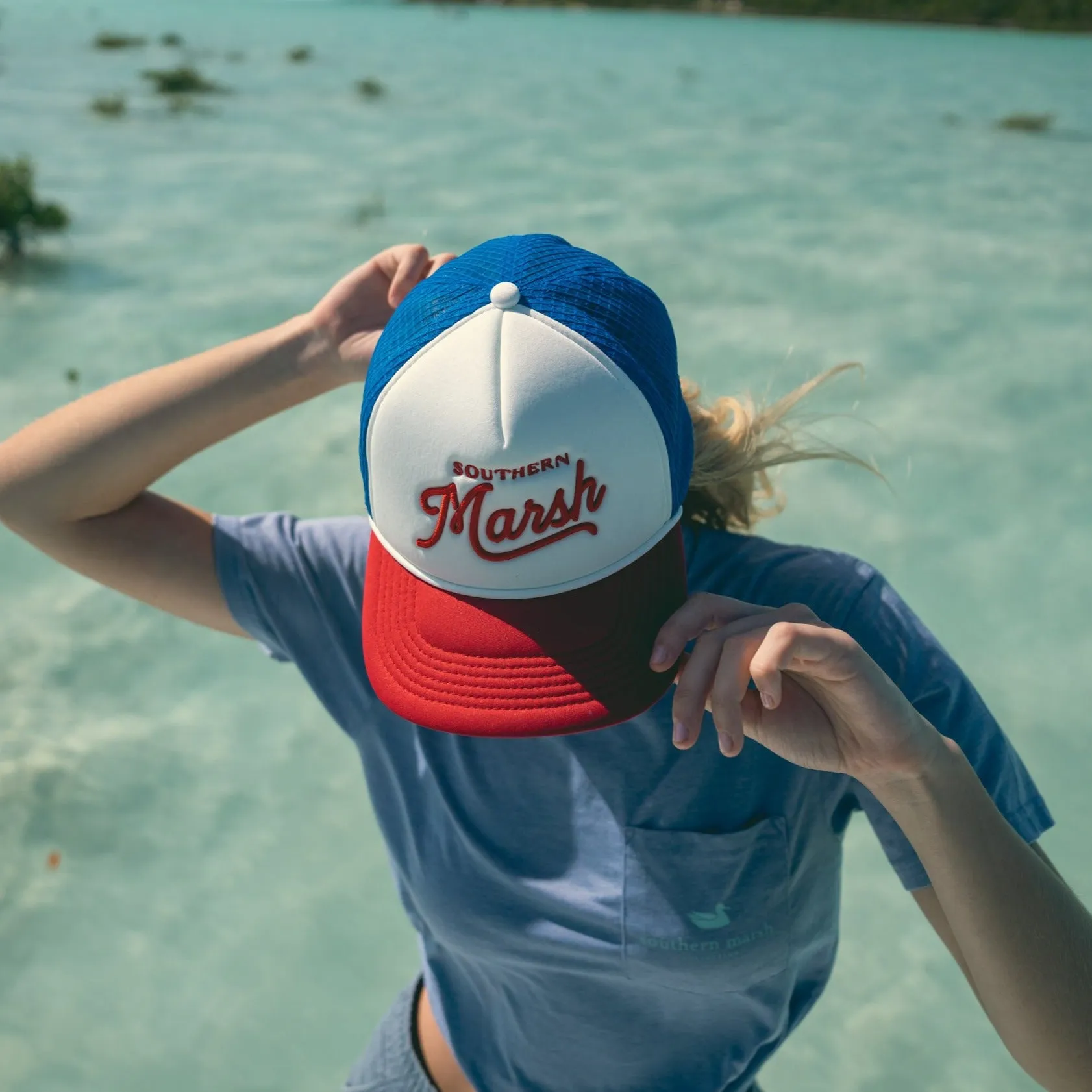 Southern Marsh 21 Summer Trucker Hat - Branding
