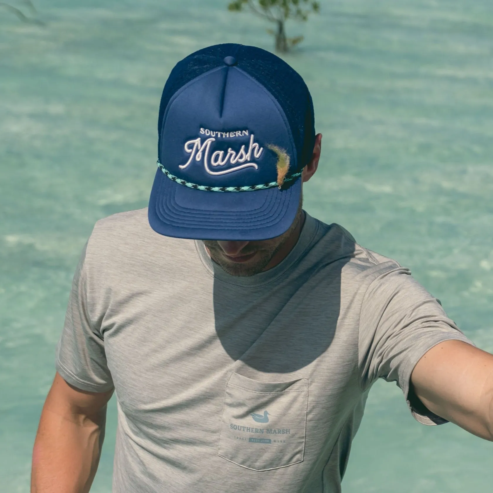Southern Marsh 21 Summer Trucker Hat - Branding