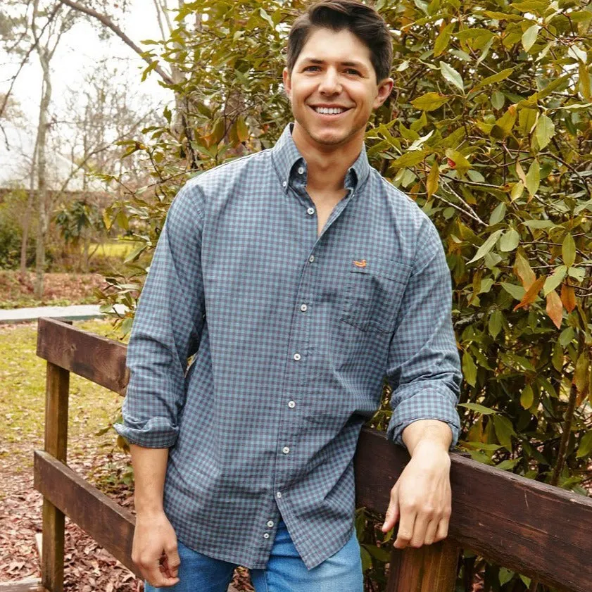 Southern Marsh 21 Sumner Relaxed Washed Gingham Dress Shirt