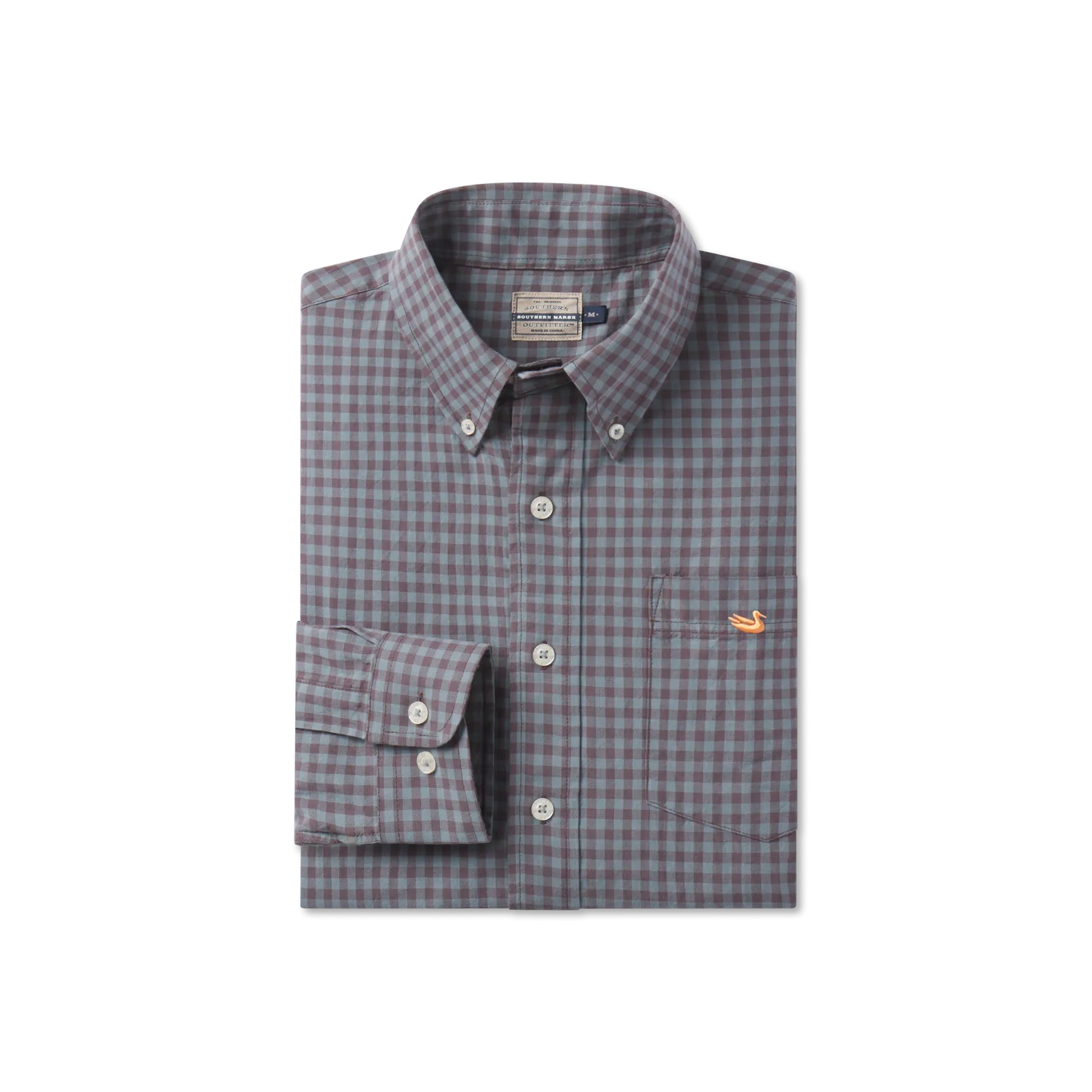 Southern Marsh 21 Sumner Relaxed Washed Gingham Dress Shirt