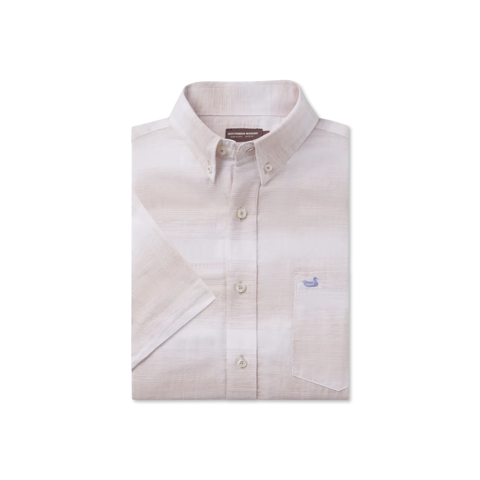 Southern Marsh 21 The Richard Dress Shirt - Linen Lines