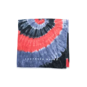 Southern Marsh 21 Tie-Dye Beach Towel