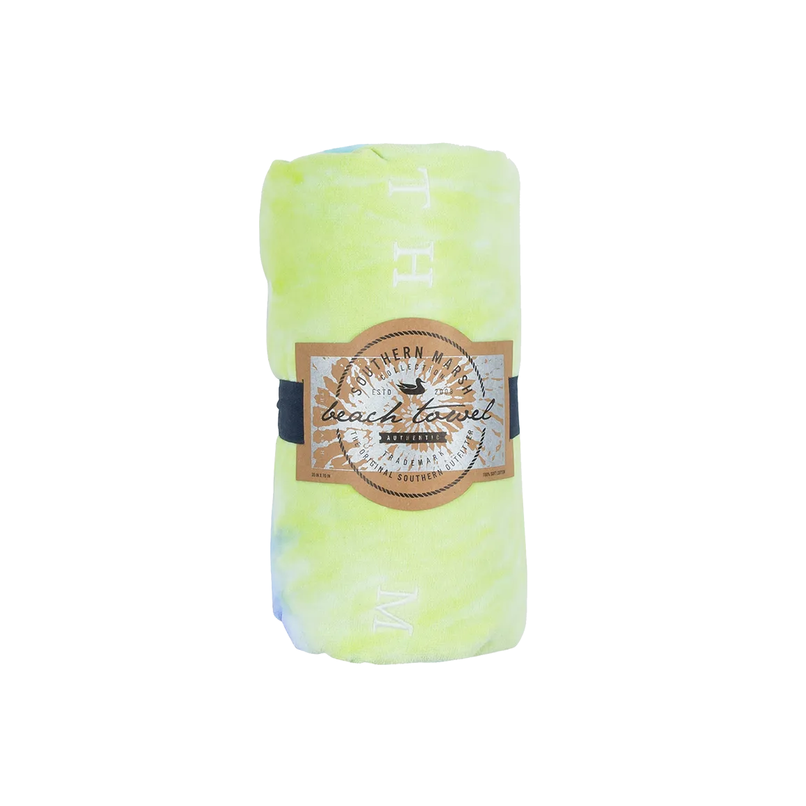Southern Marsh 21 Tie-Dye Beach Towel