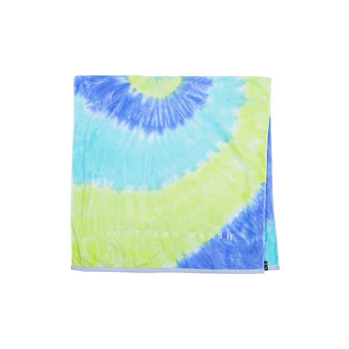 Southern Marsh 21 Tie-Dye Beach Towel