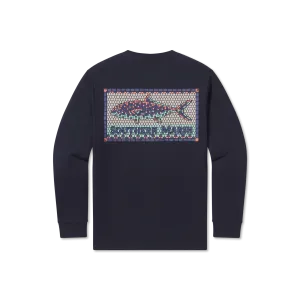 Southern Marsh 21 Tile Fish Tee - Long Sleeve