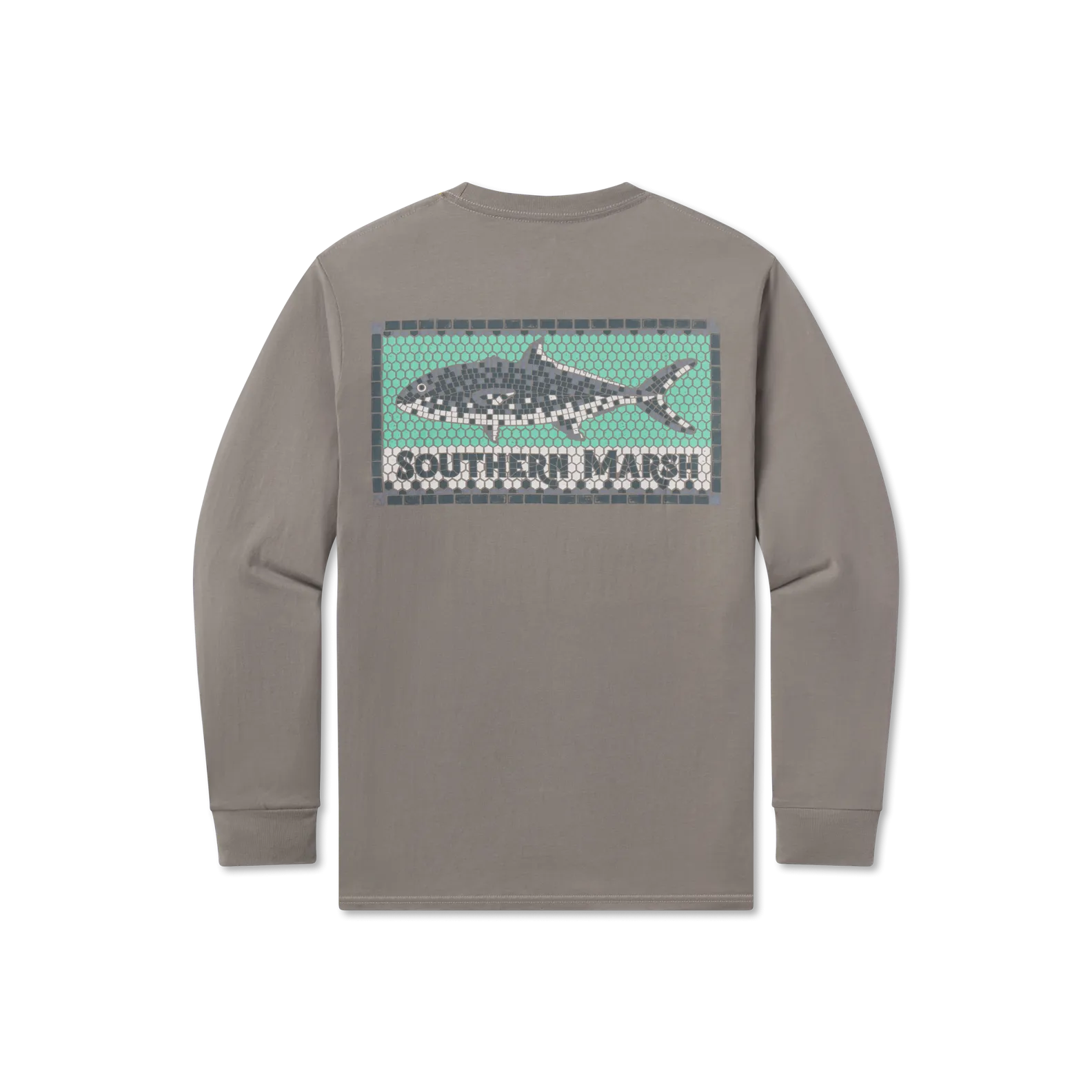 Southern Marsh 21 Tile Fish Tee - Long Sleeve
