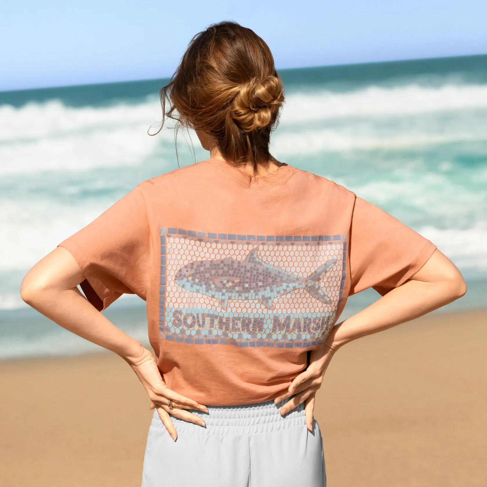 Southern Marsh 21 Tile Fish Tee