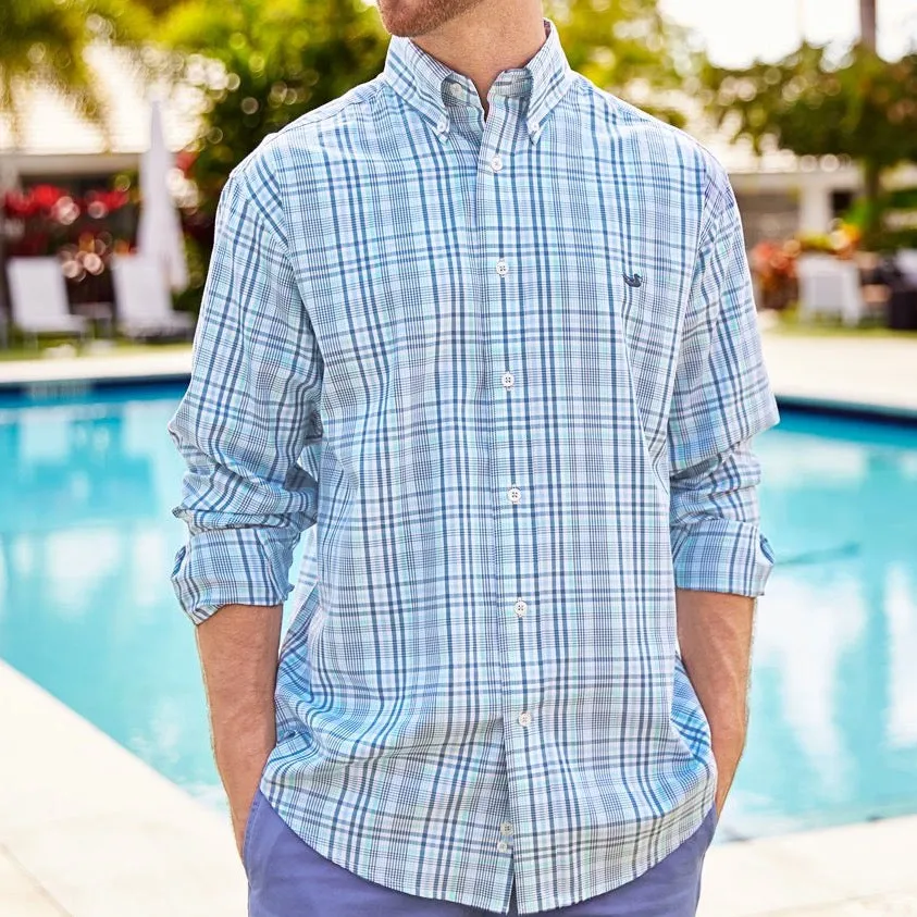 Southern Marsh 21 Tillman Windowpane Dress Shirt