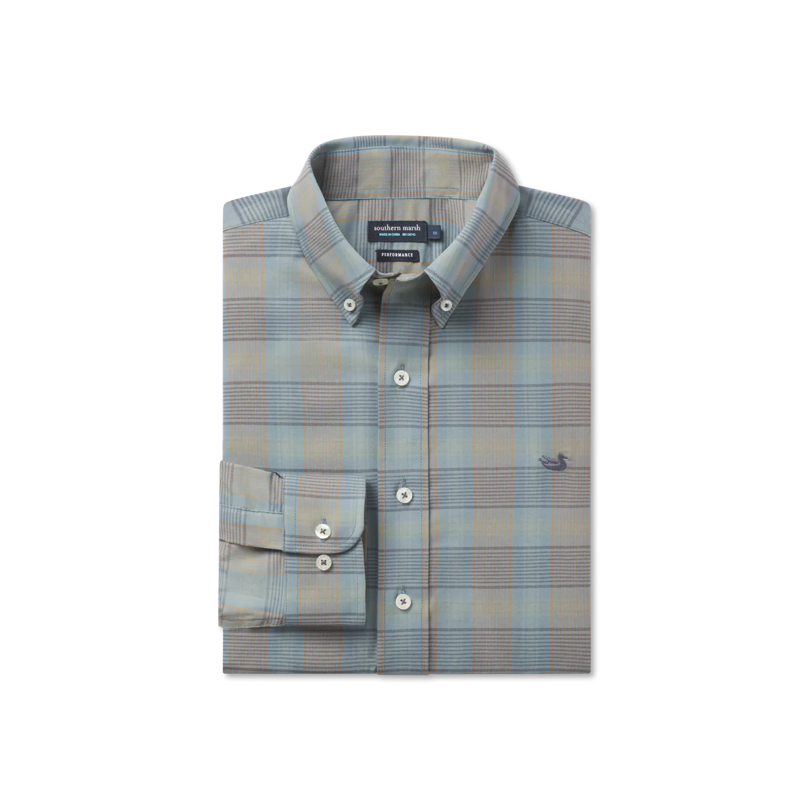 Southern Marsh 21 Townsend Lattice Performance Dress Shirt
