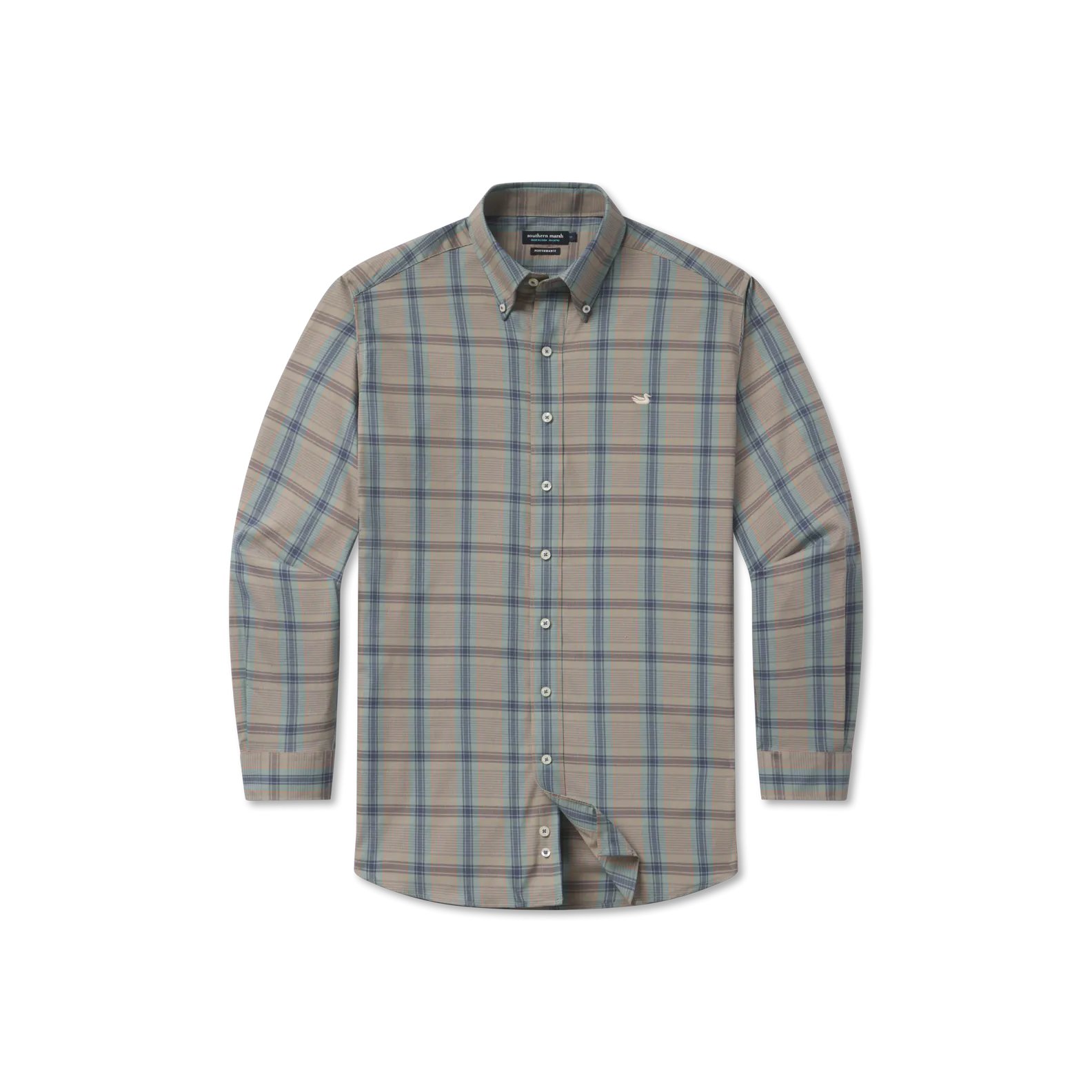 Southern Marsh 21 Townsend Lattice Performance Dress Shirt