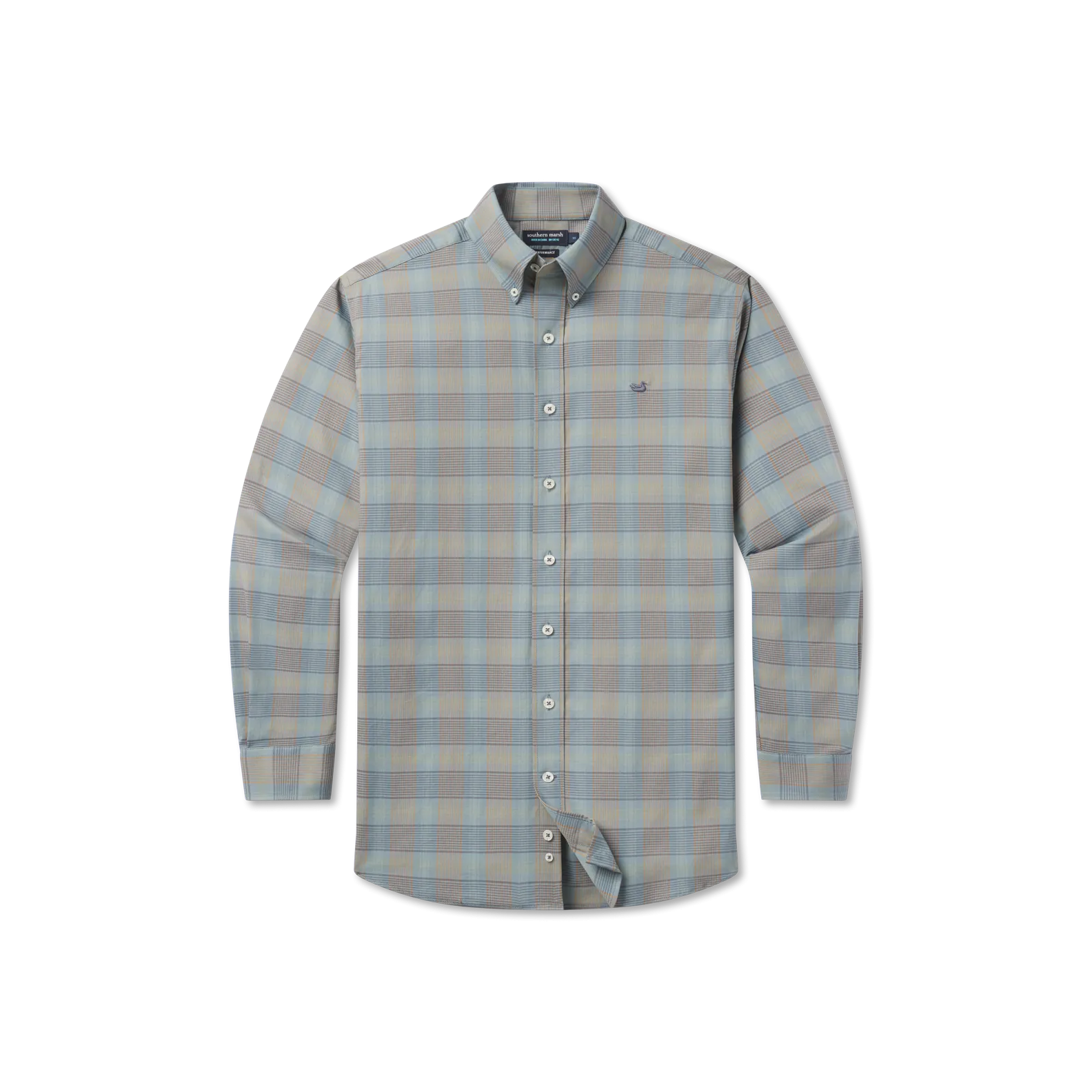 Southern Marsh 21 Townsend Lattice Performance Dress Shirt