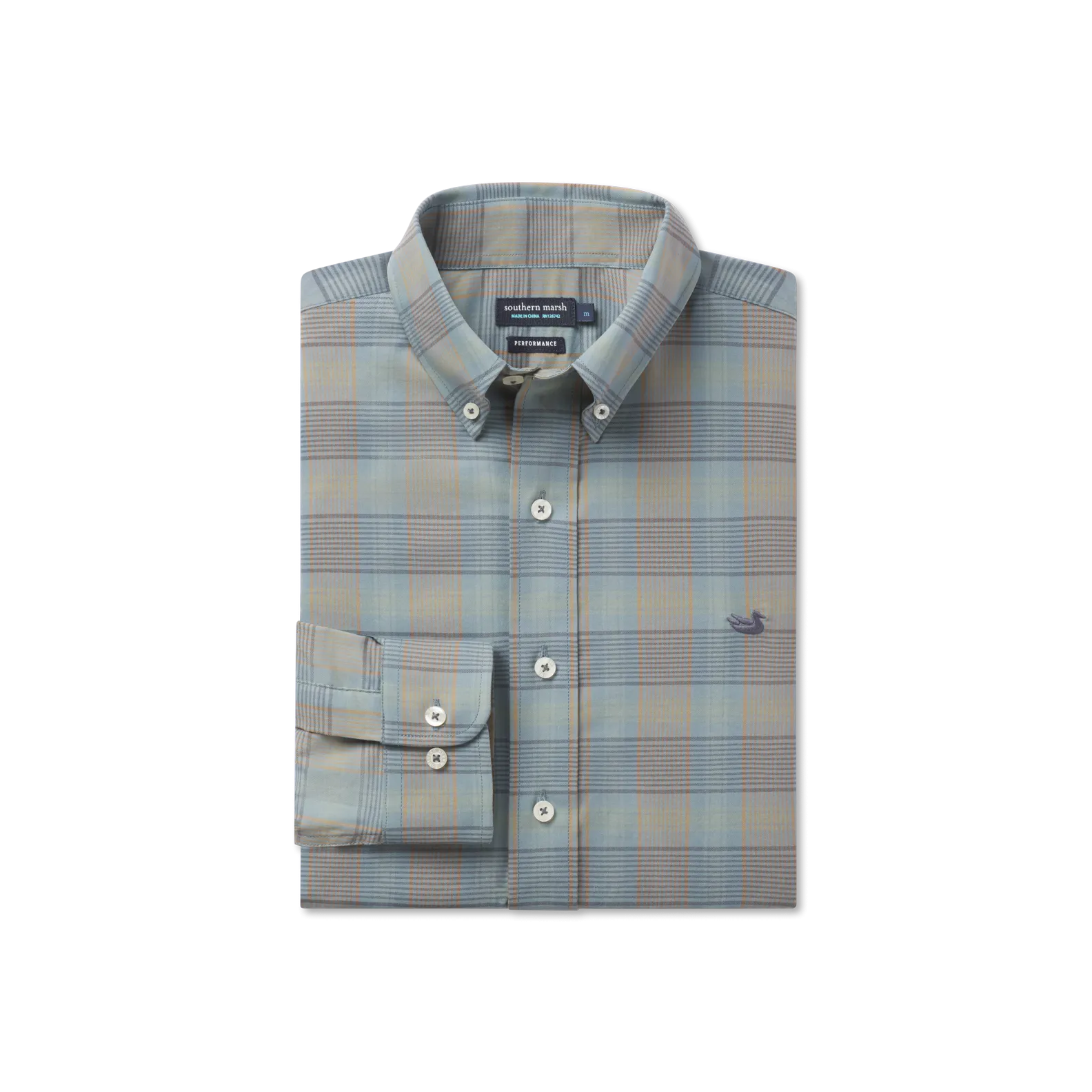 Southern Marsh 21 Townsend Lattice Performance Dress Shirt