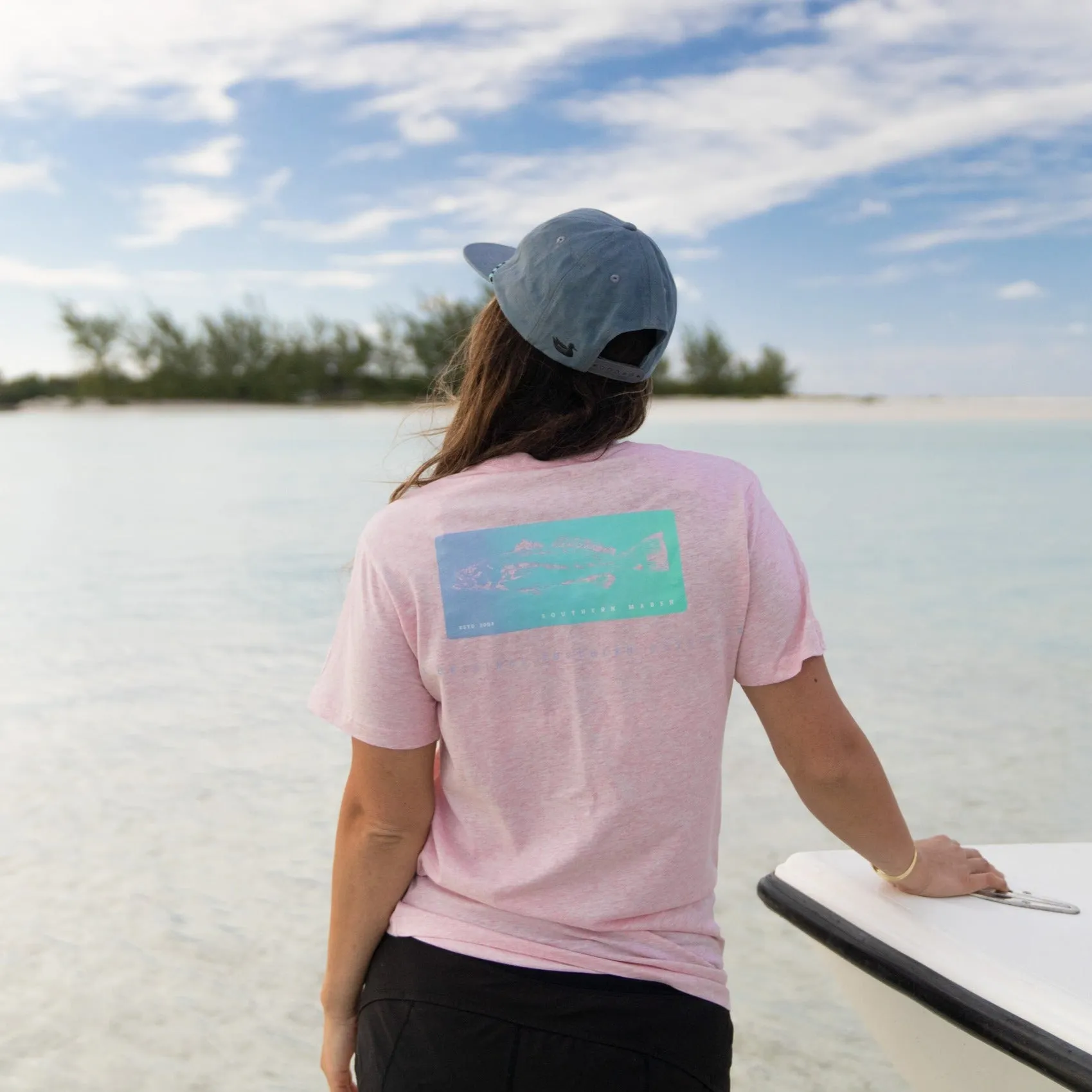Southern Marsh 21 Trout Fade Tee
