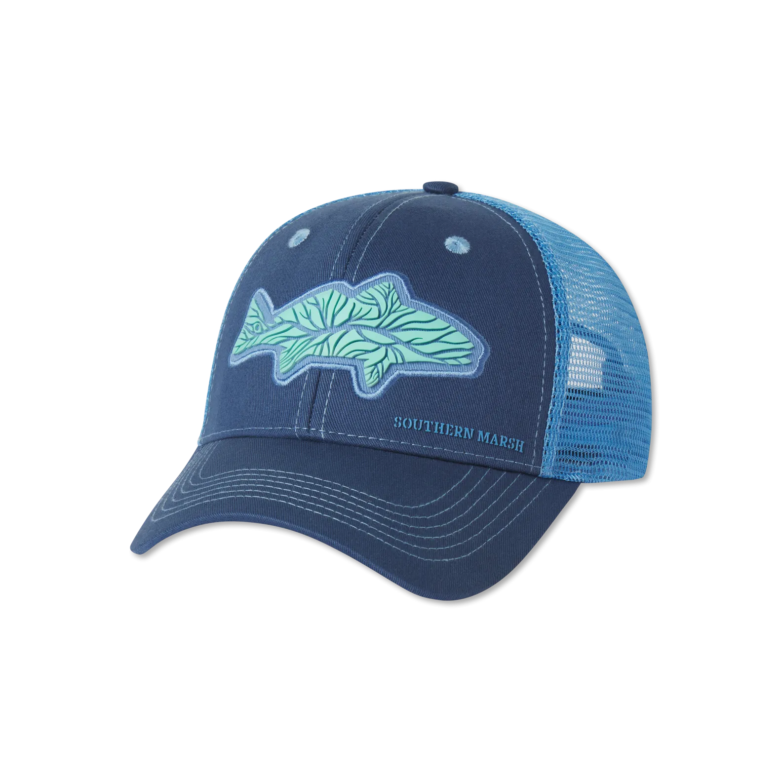 Southern Marsh 21 Trucker Hat - Delta Fish