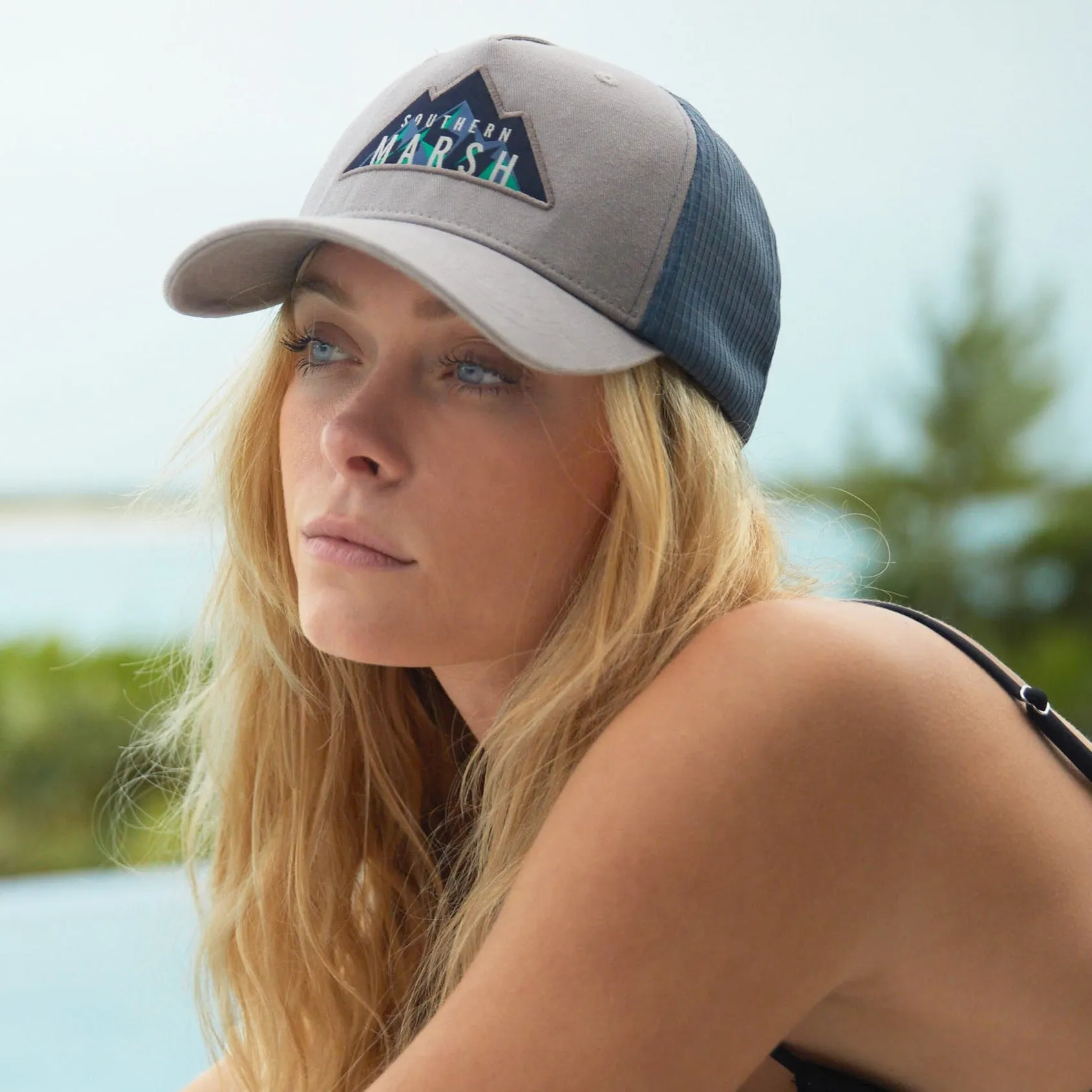 Southern Marsh 21 Trucker Hat - Slope Sunrise