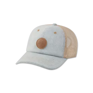 Southern Marsh 21 Trucker Hat - Washed Denim