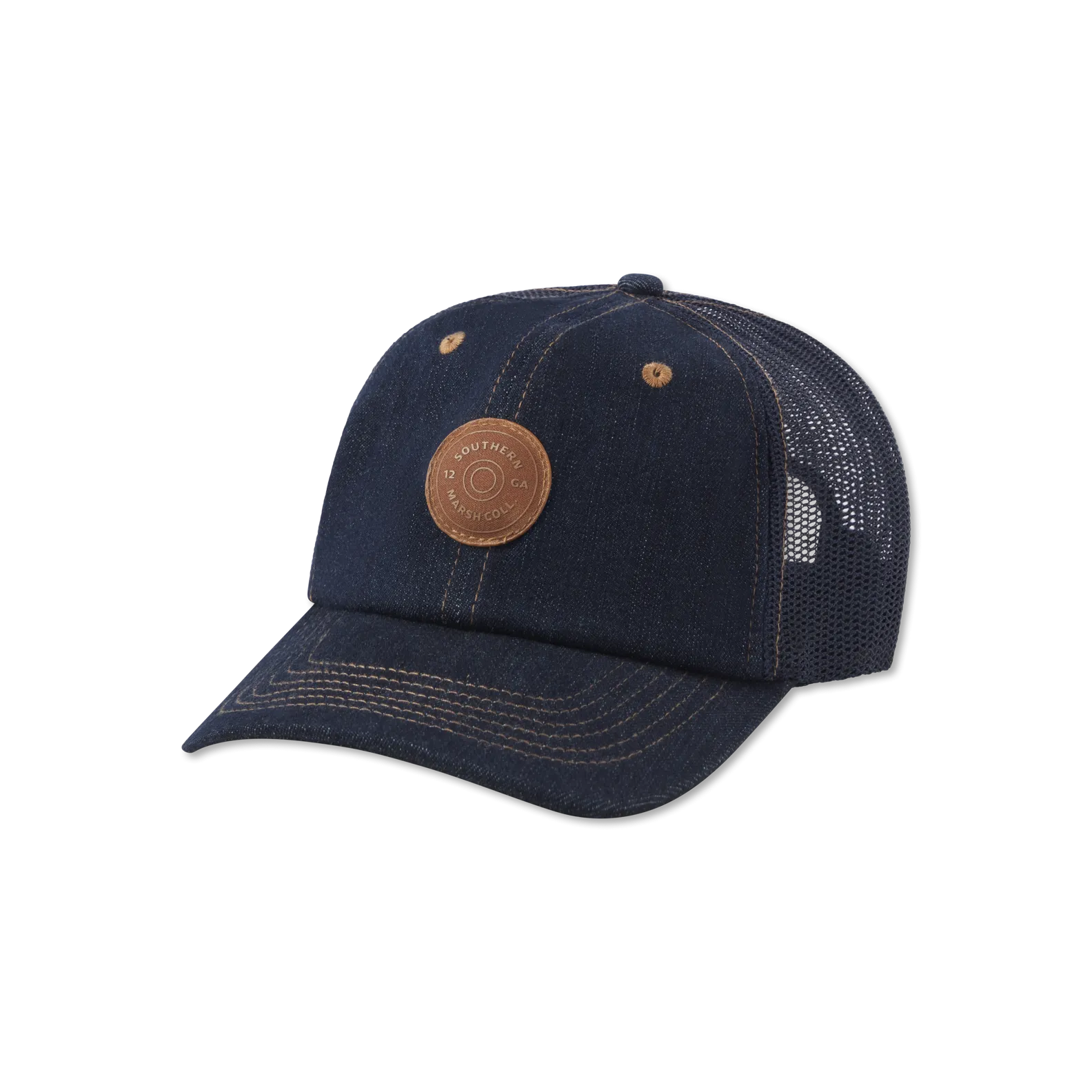 Southern Marsh 21 Trucker Hat - Washed Denim