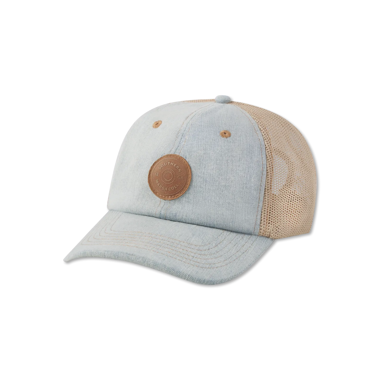 Southern Marsh 21 Trucker Hat - Washed Denim