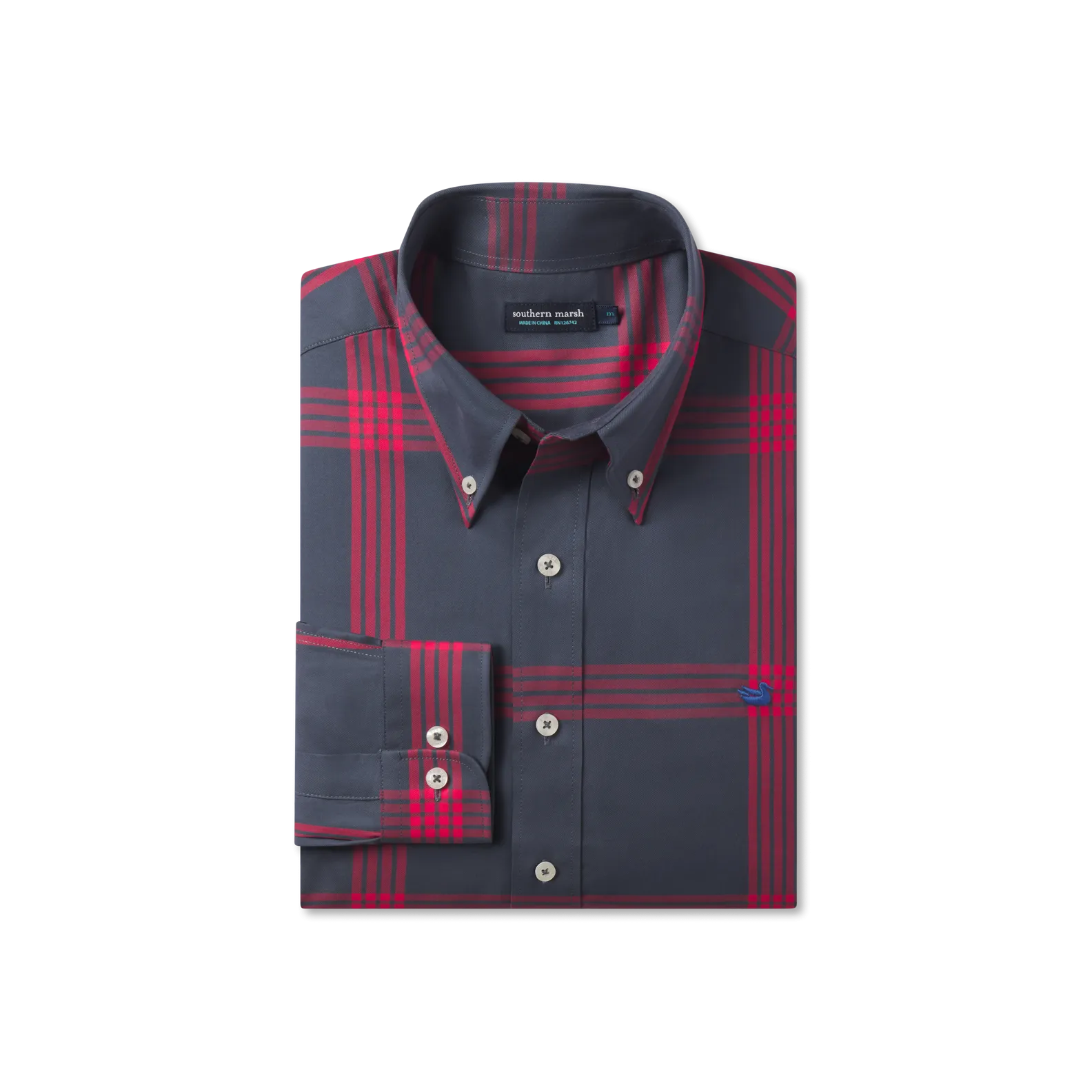 Southern Marsh 21 Trussville Windowpane Dress Shirt