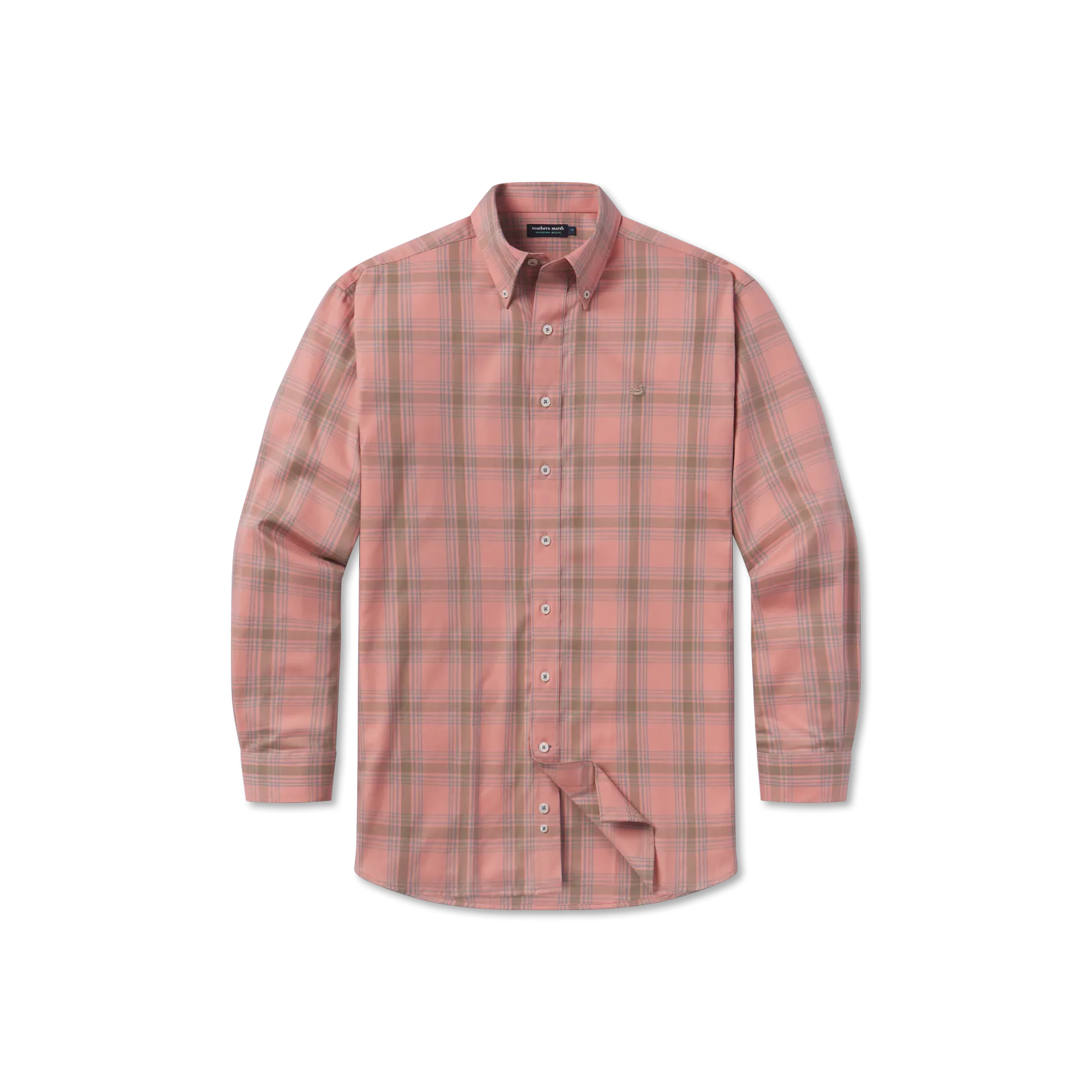 Southern Marsh 21 Tupelo Windowpane Dress Shirt