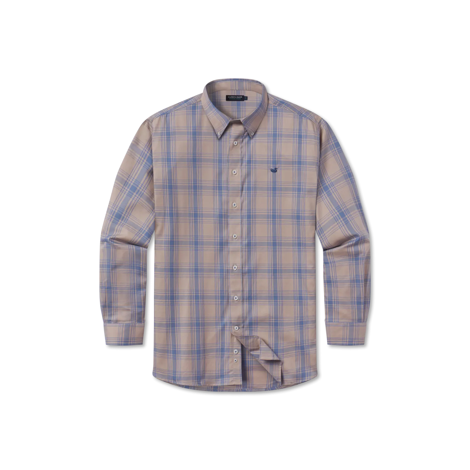 Southern Marsh 21 Tupelo Windowpane Dress Shirt