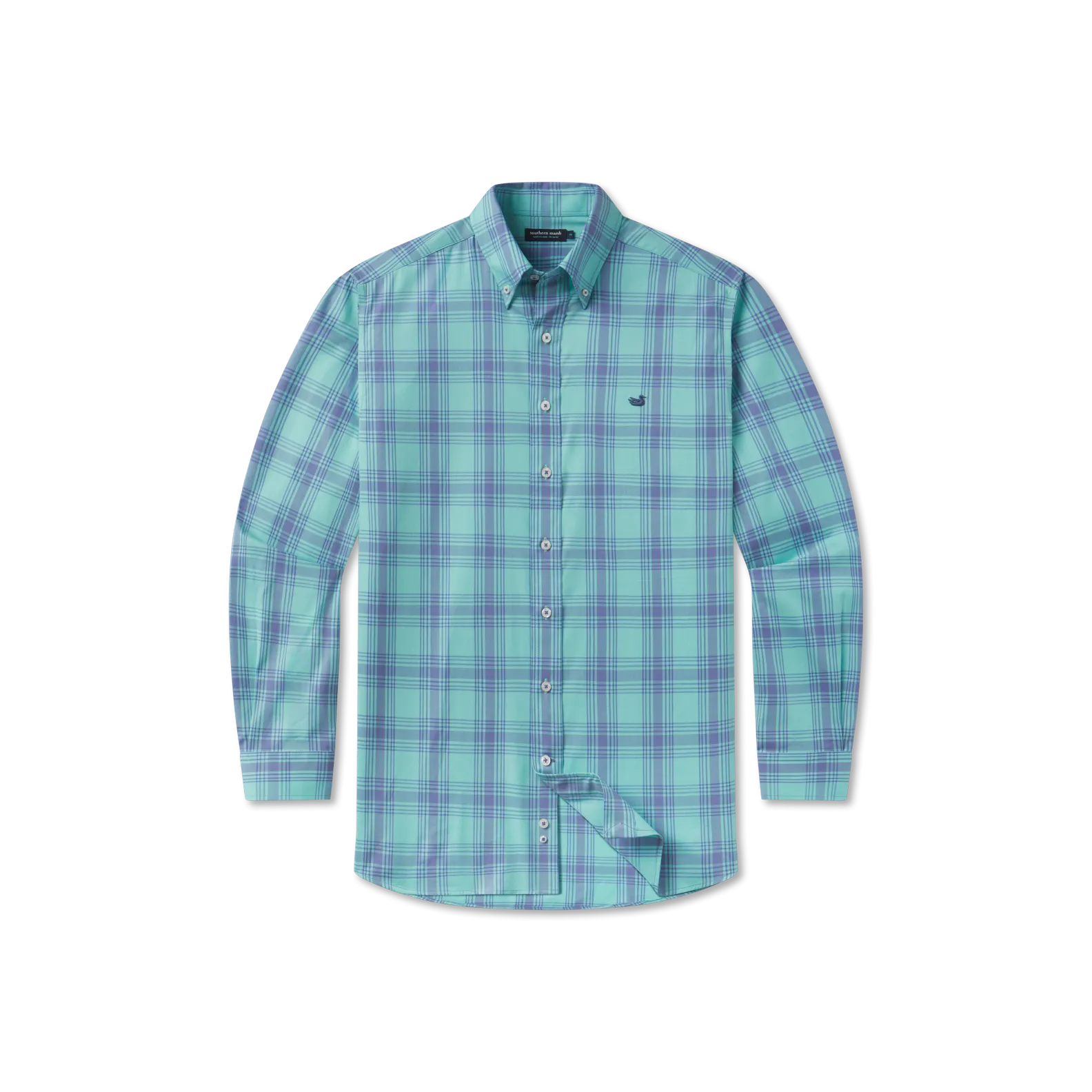 Southern Marsh 21 Tupelo Windowpane Dress Shirt