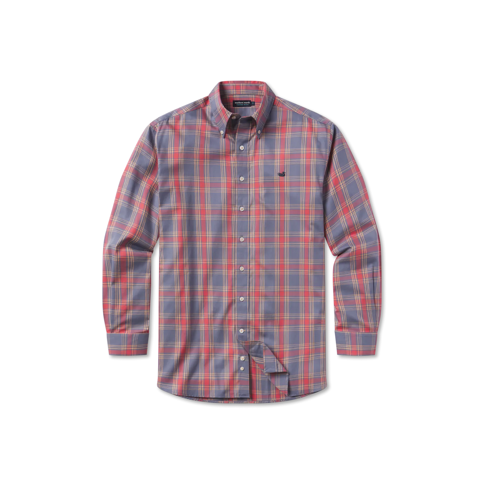 Southern Marsh 21 Tupelo Windowpane Dress Shirt