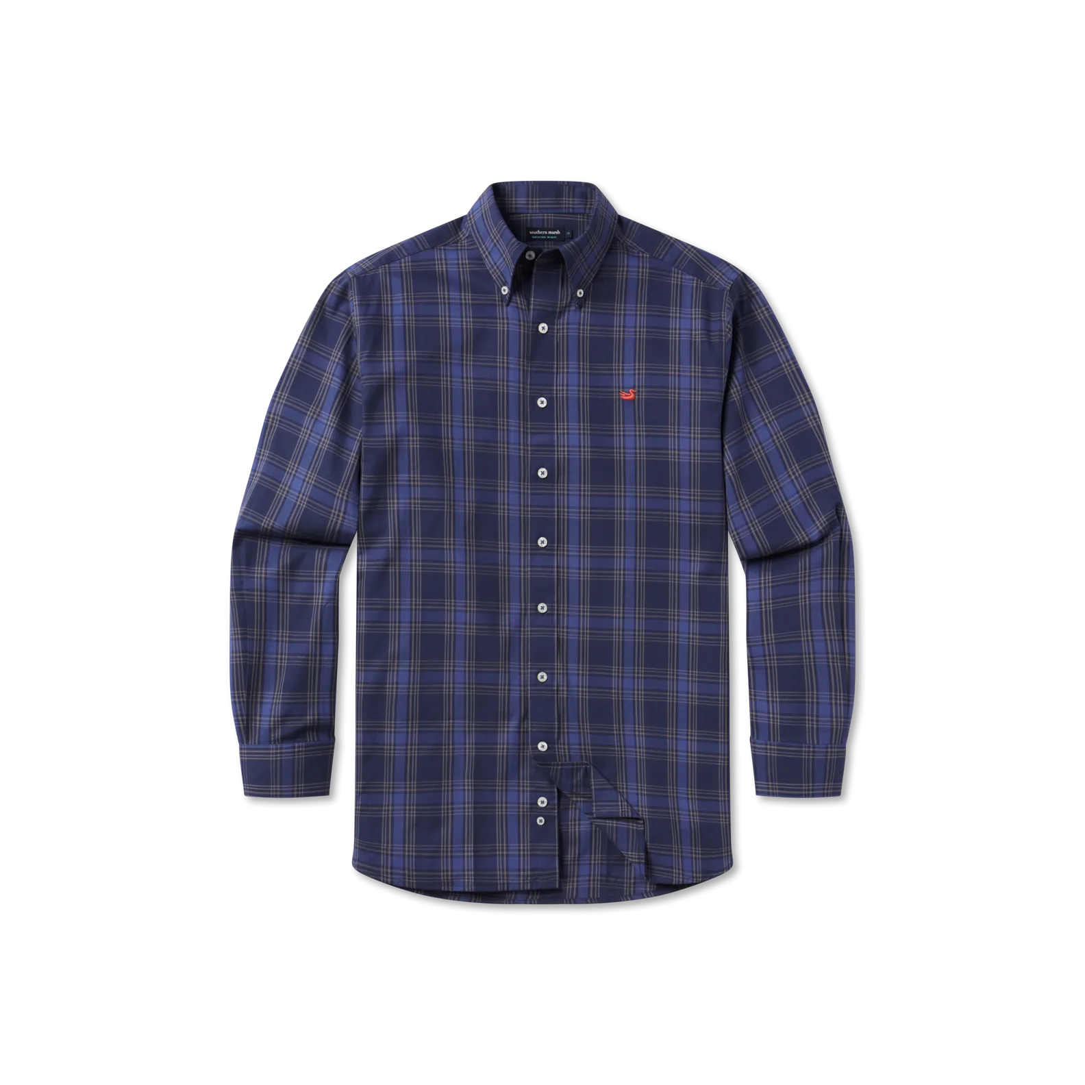 Southern Marsh 21 Tupelo Windowpane Dress Shirt