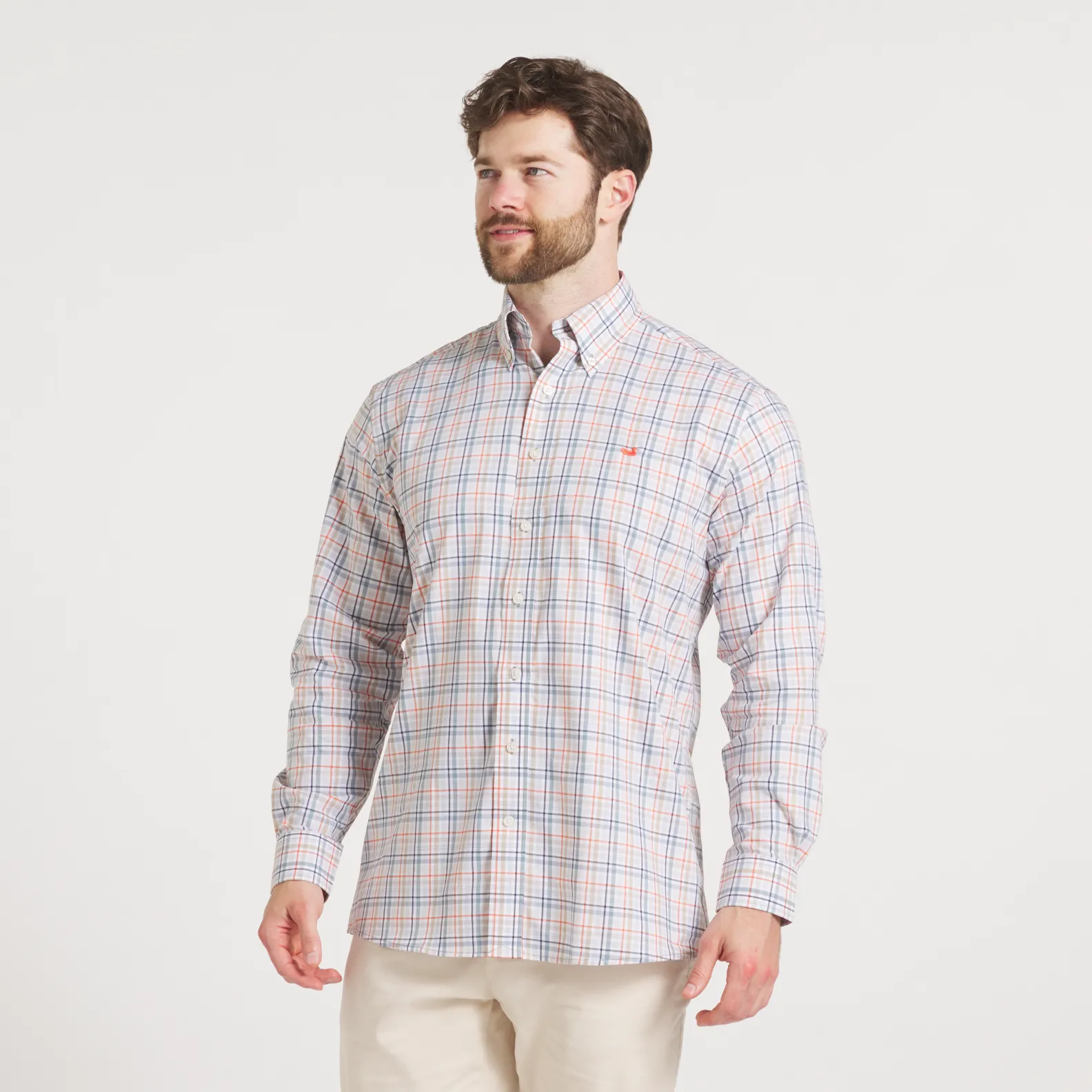 Southern Marsh 21 Van Buren Performance Grid Dress Shirt