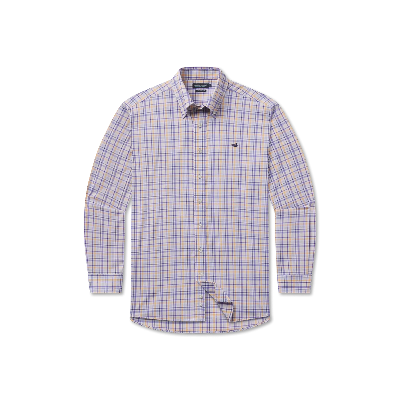 Southern Marsh 21 Van Buren Performance Grid Dress Shirt