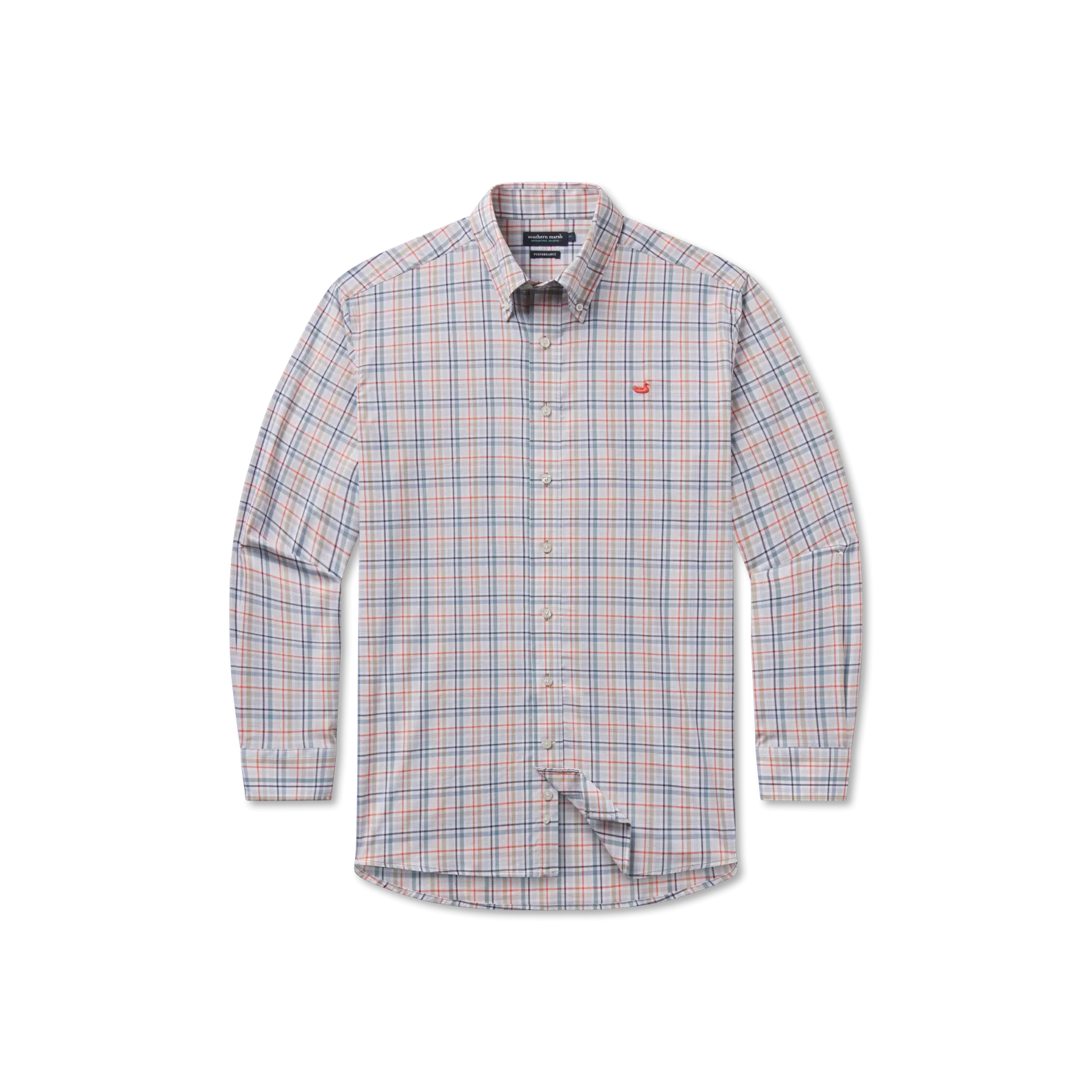 Southern Marsh 21 Van Buren Performance Grid Dress Shirt
