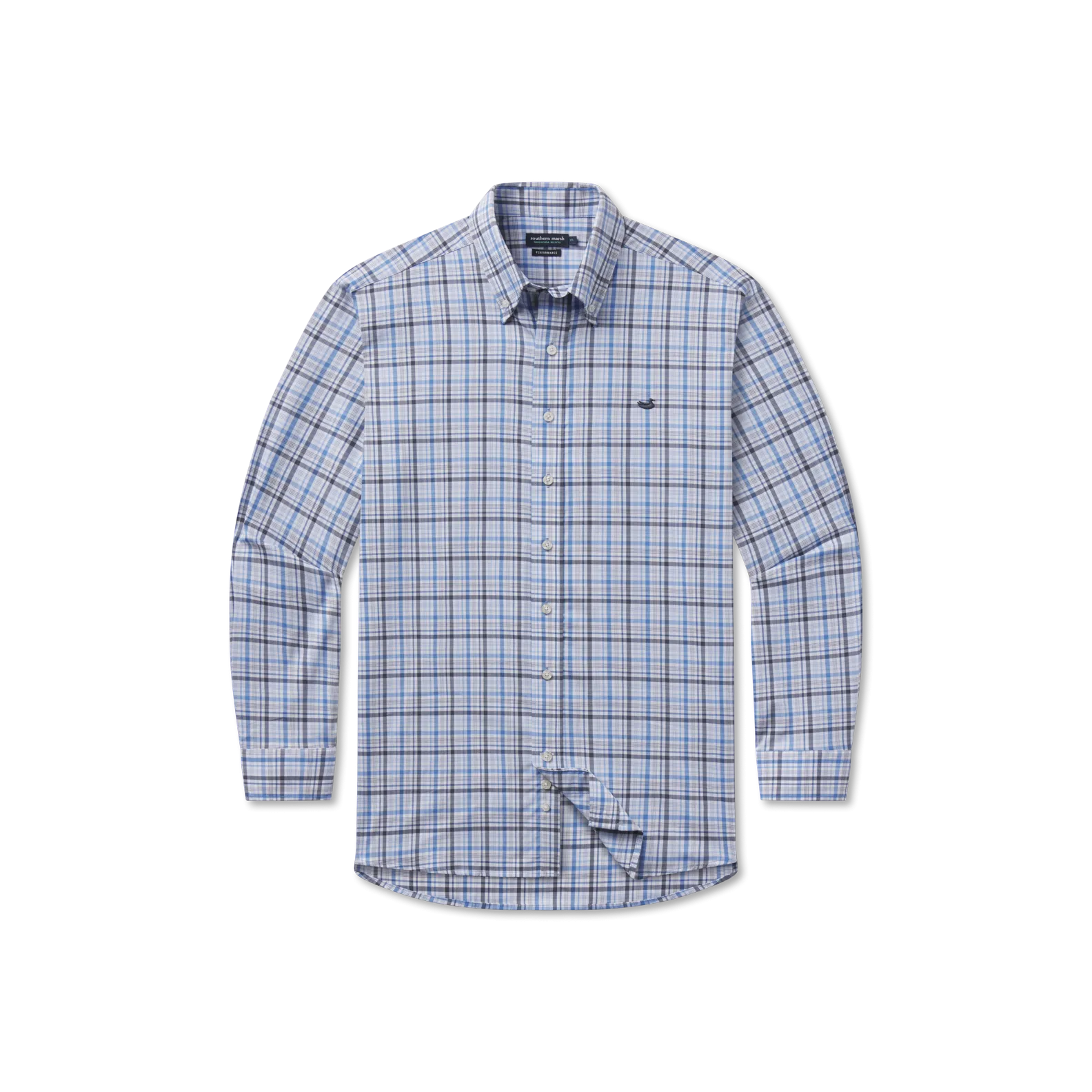 Southern Marsh 21 Van Buren Performance Grid Dress Shirt