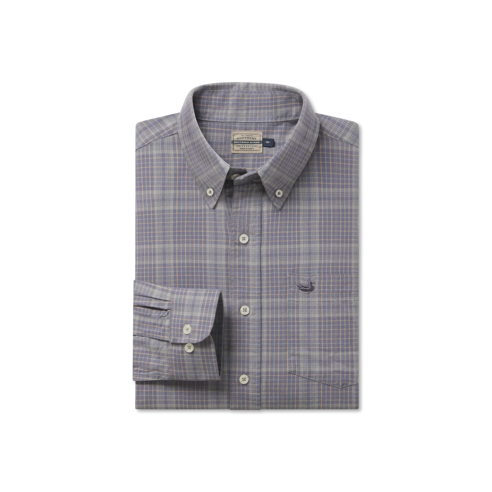 Southern Marsh 21 Verret Washed Check Dress Shirt