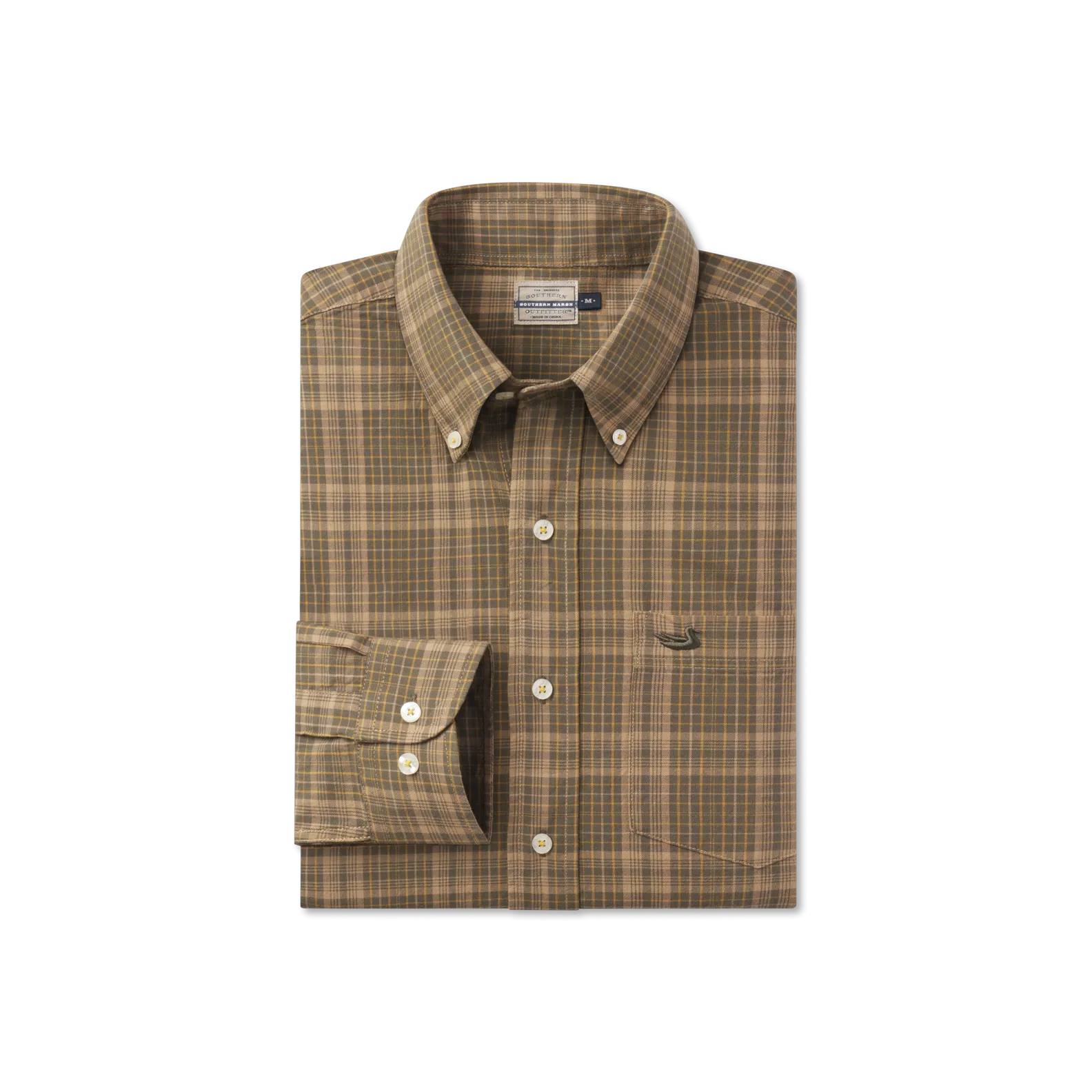 Southern Marsh 21 Verret Washed Check Dress Shirt