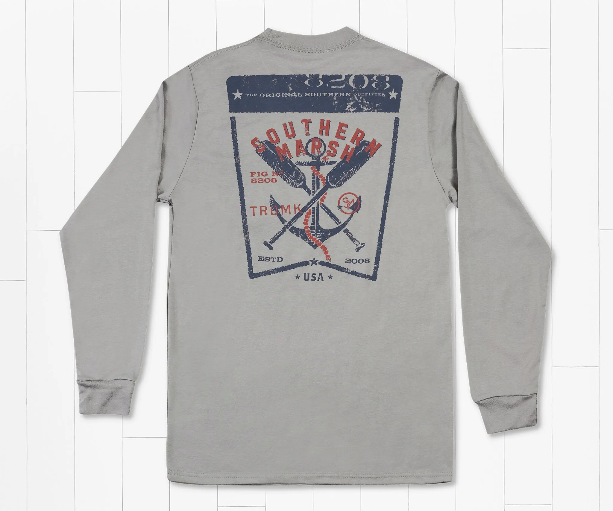 Southern Marsh 21 Vintage Tag Tee - Anchor - Long Sleeve