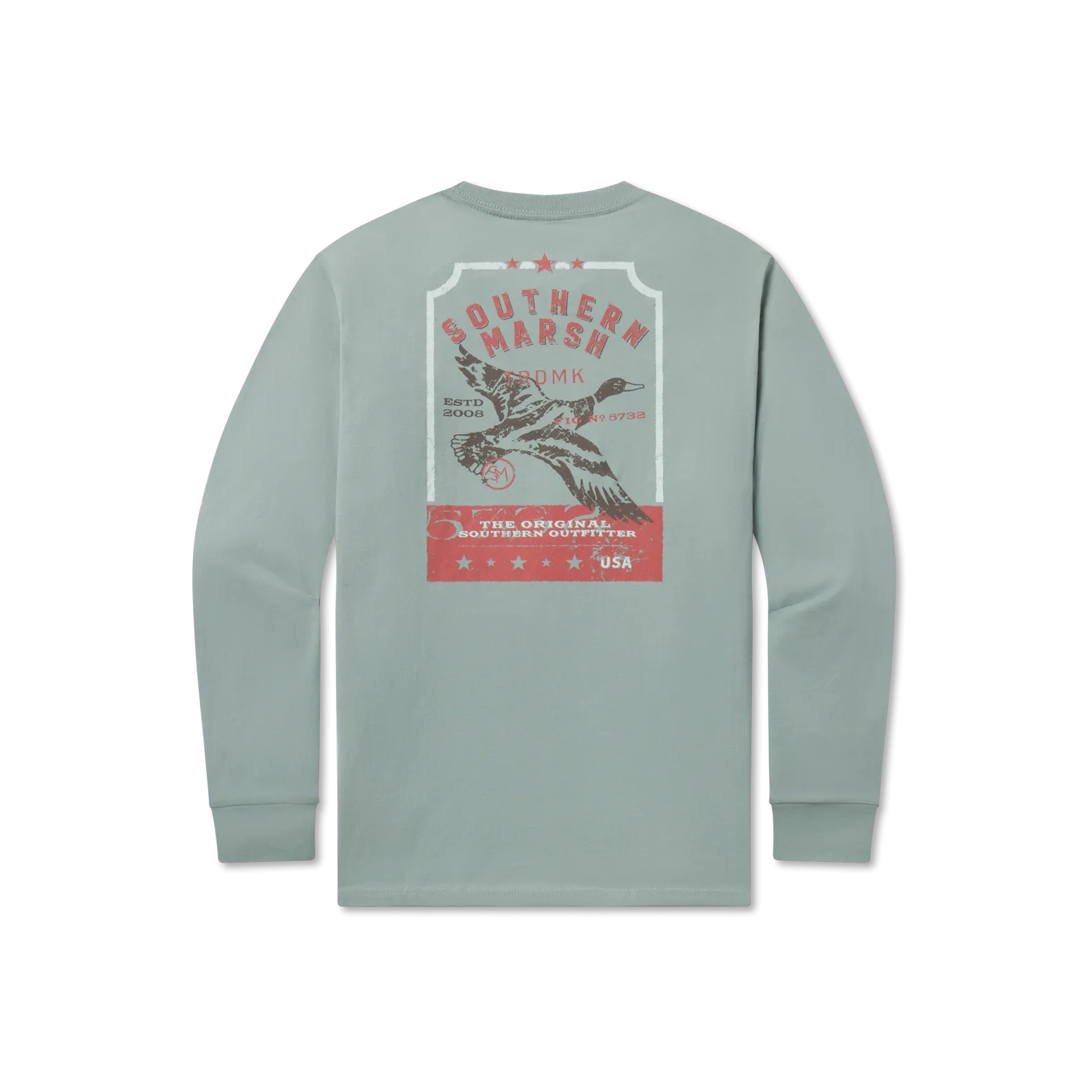 Southern Marsh 21 Vintage Tag Tee - Duck - Long Sleeve
