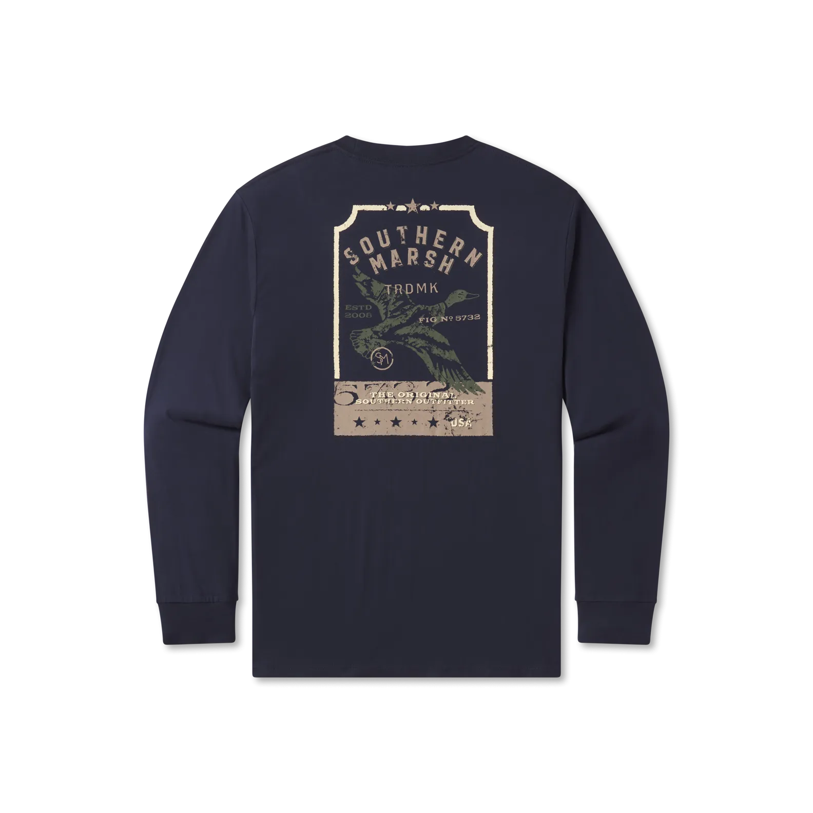 Southern Marsh 21 Vintage Tag Tee - Duck - Long Sleeve